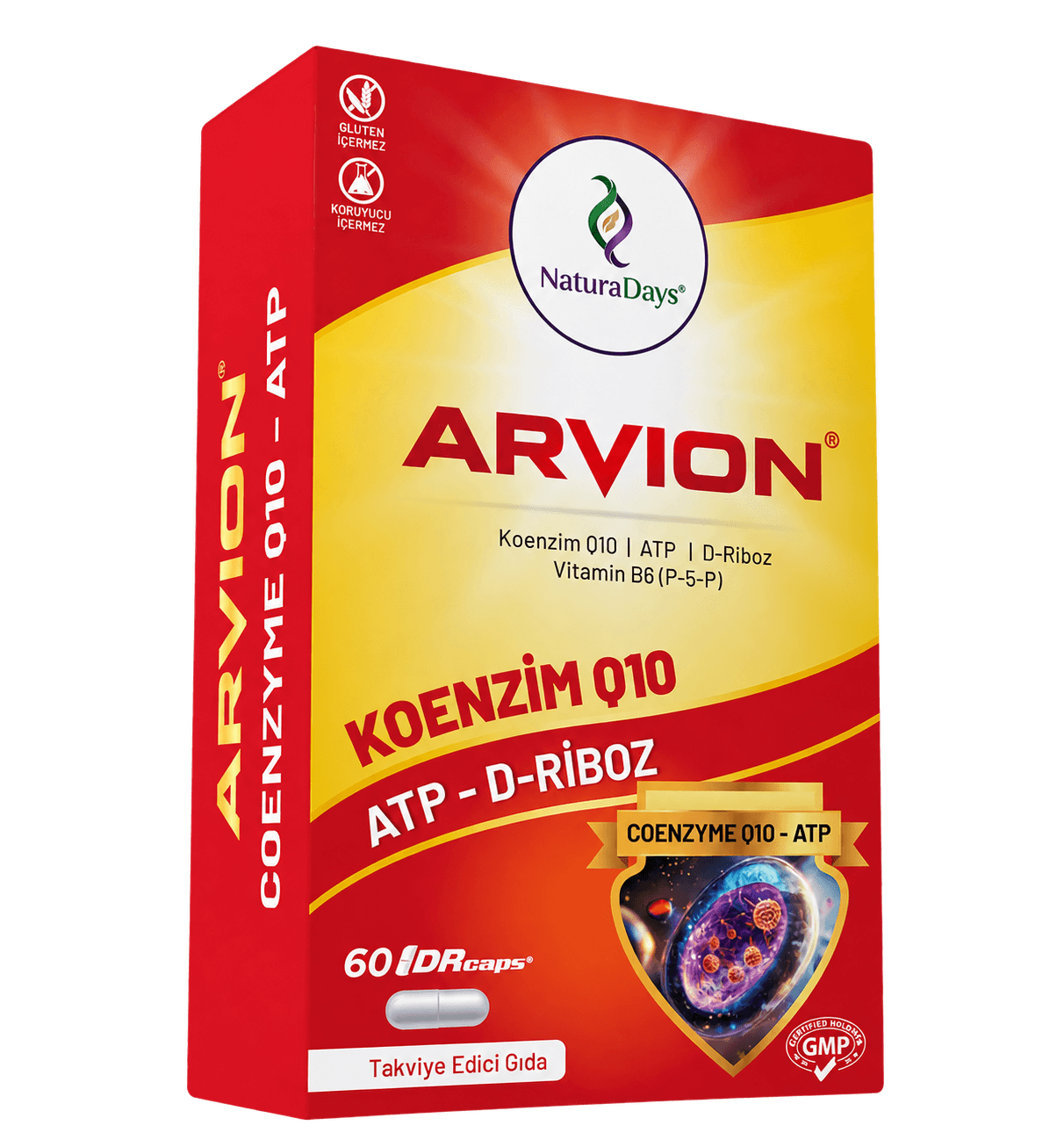 Koenzim Q10 ürün ambalajı