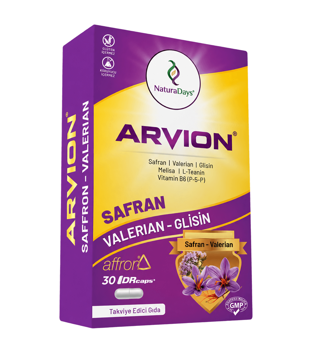 Safran ürün ambalajı